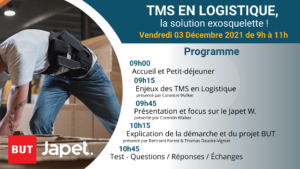 Workshop BUT exosquelette logistique